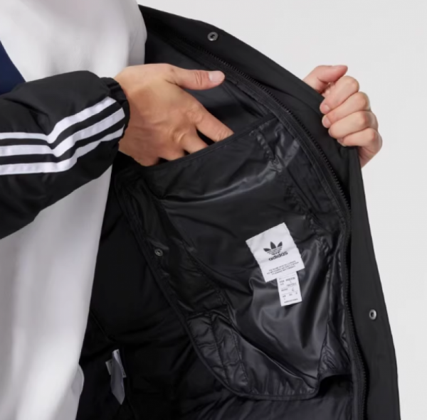 오픈마켓 우리들쇼핑,아디다스 푸퍼 다운 후드 롱패딩 파카 점퍼 커플화 패딩 블랙 JD3749