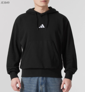 아디다스 에센셜 프렌치 테리 런닝화 맨즈 후드 티셔츠 JE3849