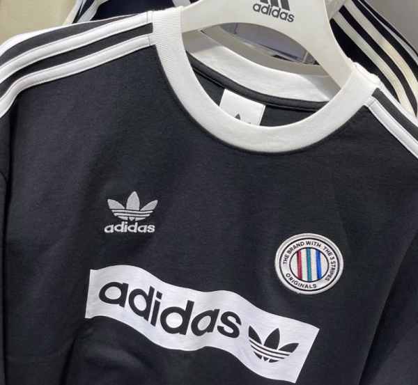 오픈마켓 우리들쇼핑,아디다스 오리지널 트레포일 삼선 커플화 반팔 티셔츠 블랙 KC2603
