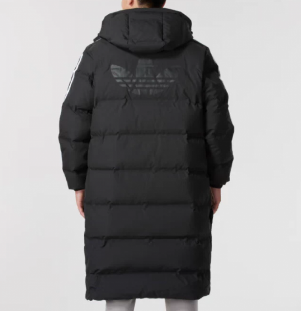 오픈마켓 우리들쇼핑,아디다스 푸퍼 다운 후드 롱패딩 파카 점퍼 커플화 패딩 블랙 JD3749