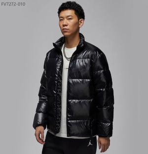 나이키 에어조던 플라이트 런닝화 다운 파퍼 맨즈 재킷 패딩 FV7272-010