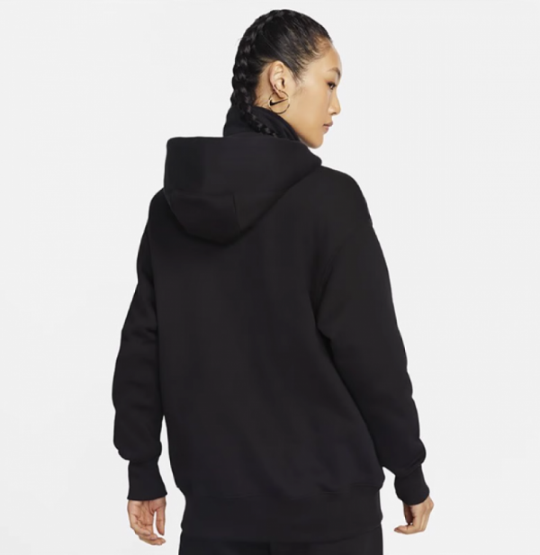 오픈마켓 우리들쇼핑,나이키 피닉스 플리스 트레이닝 우먼스 오버사이즈 기모 후드 집업 블랙 DQ5759-010