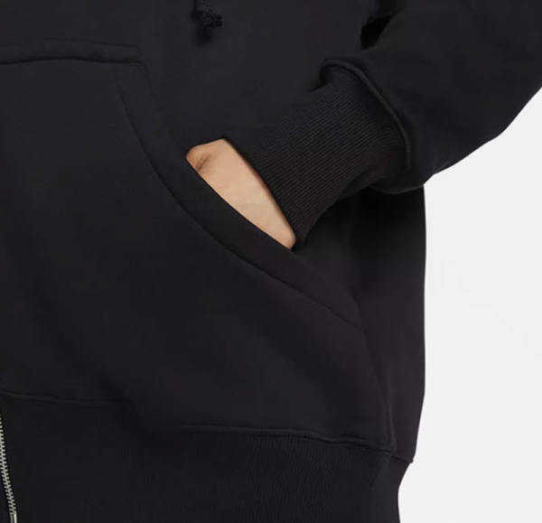 오픈마켓 우리들쇼핑,나이키 피닉스 플리스 트레이닝 우먼스 오버사이즈 기모 후드 집업 블랙 DQ5759-010