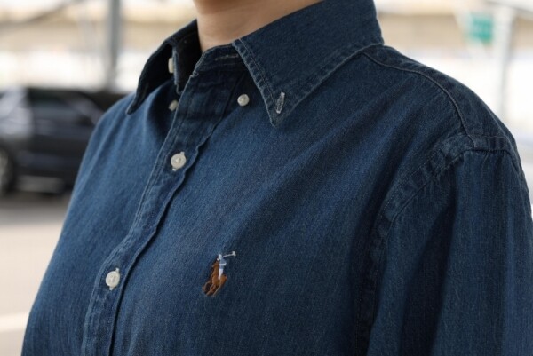 오픈마켓 우리들쇼핑,폴로 랄프로렌 청남방 여성 남성 커플용 샴브레이 데님 셔츠 블루 청셔츠