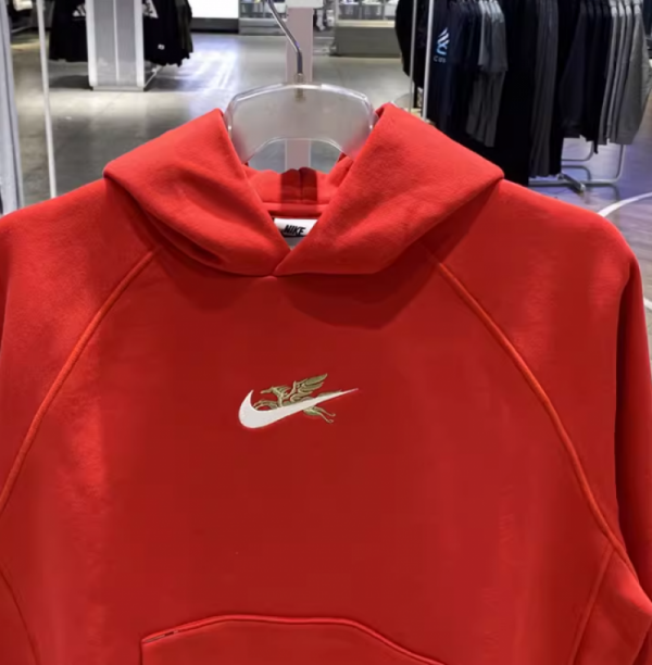 오픈마켓 우리들쇼핑,나이키 플러시 기모 말의 해 후드 커플화 기모 티셔츠 IQ3707-657