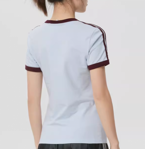 오픈마켓 우리들쇼핑,아디다스  3S 슬림 반팔 우먼스 티셔츠 블루 KD3684