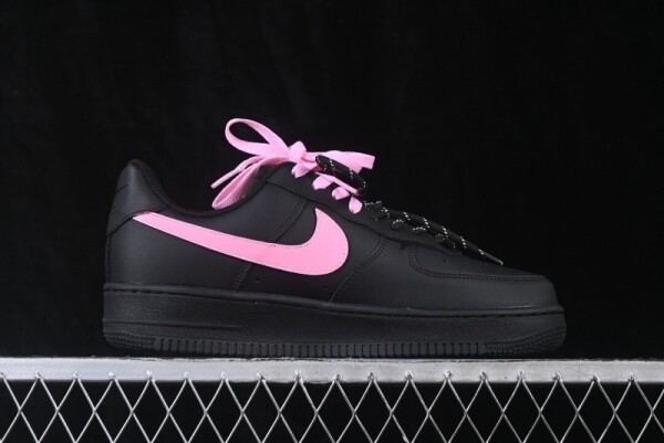 오픈마켓 우리들쇼핑,나이키 Air Force 1 07 Low 블랙 핑크 스니커즈 CW2288-512