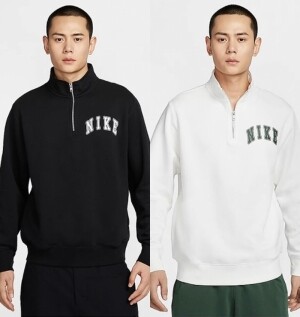 나이키 NIKE 스포츠웨어 남성 쿼터집 플리스 탑 FZ0874-010 133