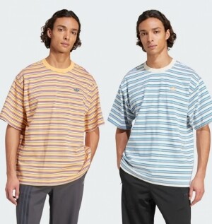아디다스 ADIDAS 남성 스트라이프 반팔 티셔츠 KB8355 KB8356
