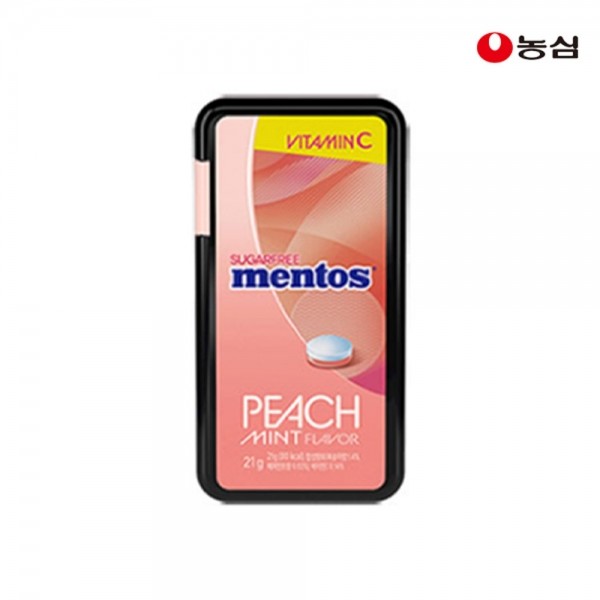 오픈마켓 우리들쇼핑,농심 멘토스 후르츠 민트 피치 21g