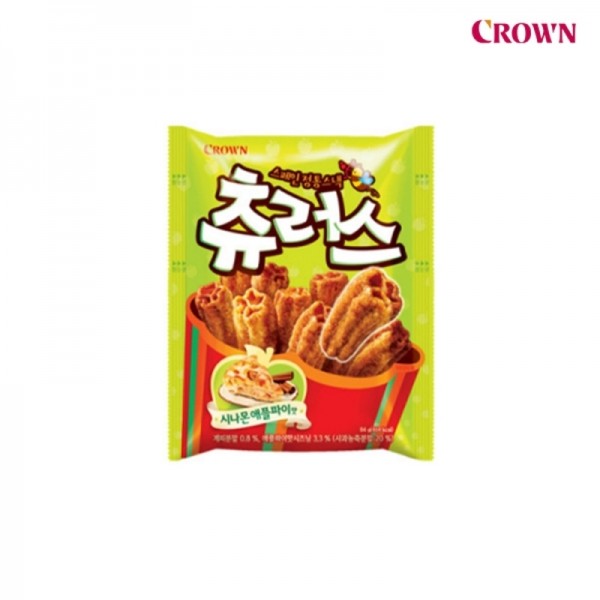오픈마켓 우리들쇼핑,크라운 츄러스 시나몬애플 84g