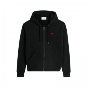 아미 스몰하트로고 후드집업