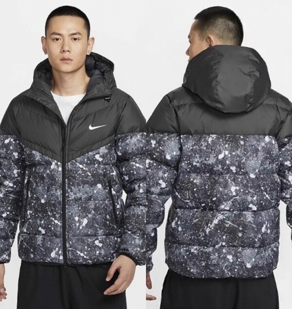 오픈마켓 우리들쇼핑,나이키 NIKE 윈드러너 스톰핏 프린팅 패딩 HQ4184-010