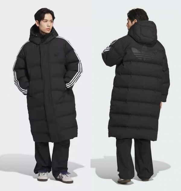 오픈마켓 우리들쇼핑,아디다스 ADIDAS 남성 방풍 후드 다운 롱 패딩JD3749