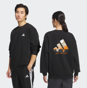 아디다스 ADIDAS 남여공용 백로고 기모 맨투맨 KF5192
