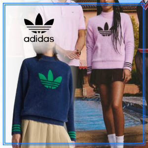 아디다스 ADIDAS 우먼스 트레포일 클로버 니트 JN9747 JX9267