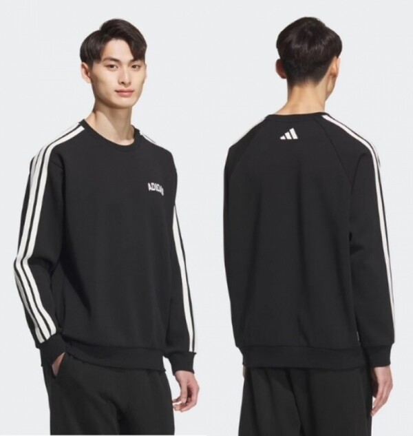 오픈마켓 우리들쇼핑,아디다스 ADIDAS 맨즈 블랙 맨투맨 티셔츠 KC2850