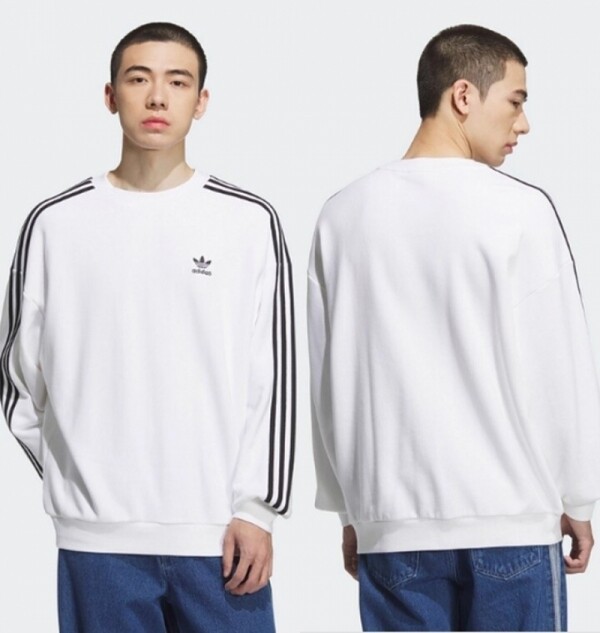 오픈마켓 우리들쇼핑,아디다스 ADIDAS 3S 크루 맨투맨 오버 긴팔 티셔츠 KD1833 KD1834