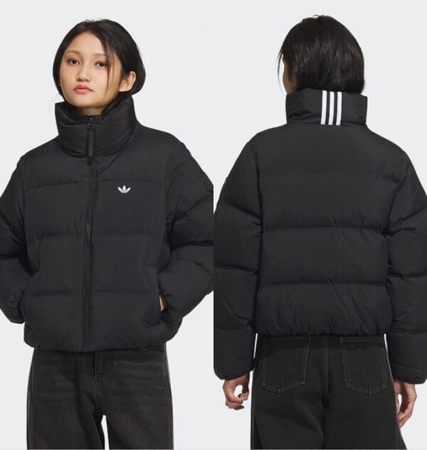 오픈마켓 우리들쇼핑,아디다스 ADIDAS 우먼스 크롭 숏 다운 패딩 KC2659 KC2660