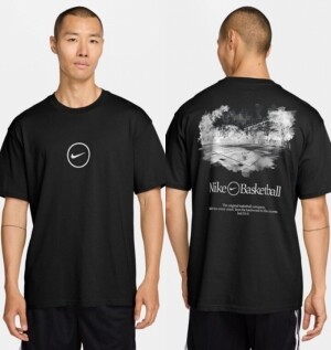 나이키 NIKE 농구 슬리브 반팔티 블랙 II0659-010 006 100