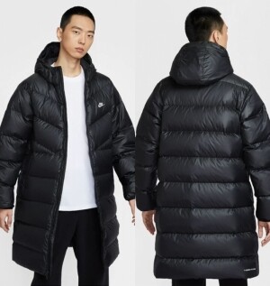 나이키 NIKE 남성 스포츠 캐주얼 롱 패딩 코트 HV2720-010