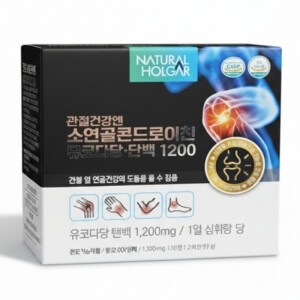 네츄럴올가 소연골 콘드로이친 1200 관절건강 뮤코다당단백 건강기능식품 60정