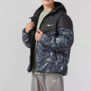 나이키 윈드러너 스톰핏 덕다운 블랙 남성 후드 패딩 점퍼 HQ4184-010